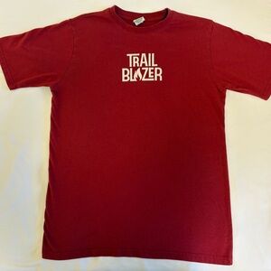 Trail Blazer Red Flame Graphic Tee Tshirt Medium Comfy Shirt